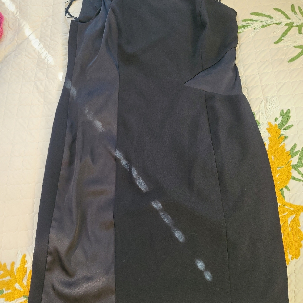 Cocktail Black Dress one shouldered